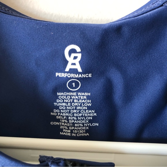 Good American Performance The Power Zip Sports Bra Blue Size "1" US small - Picture 3 of 4